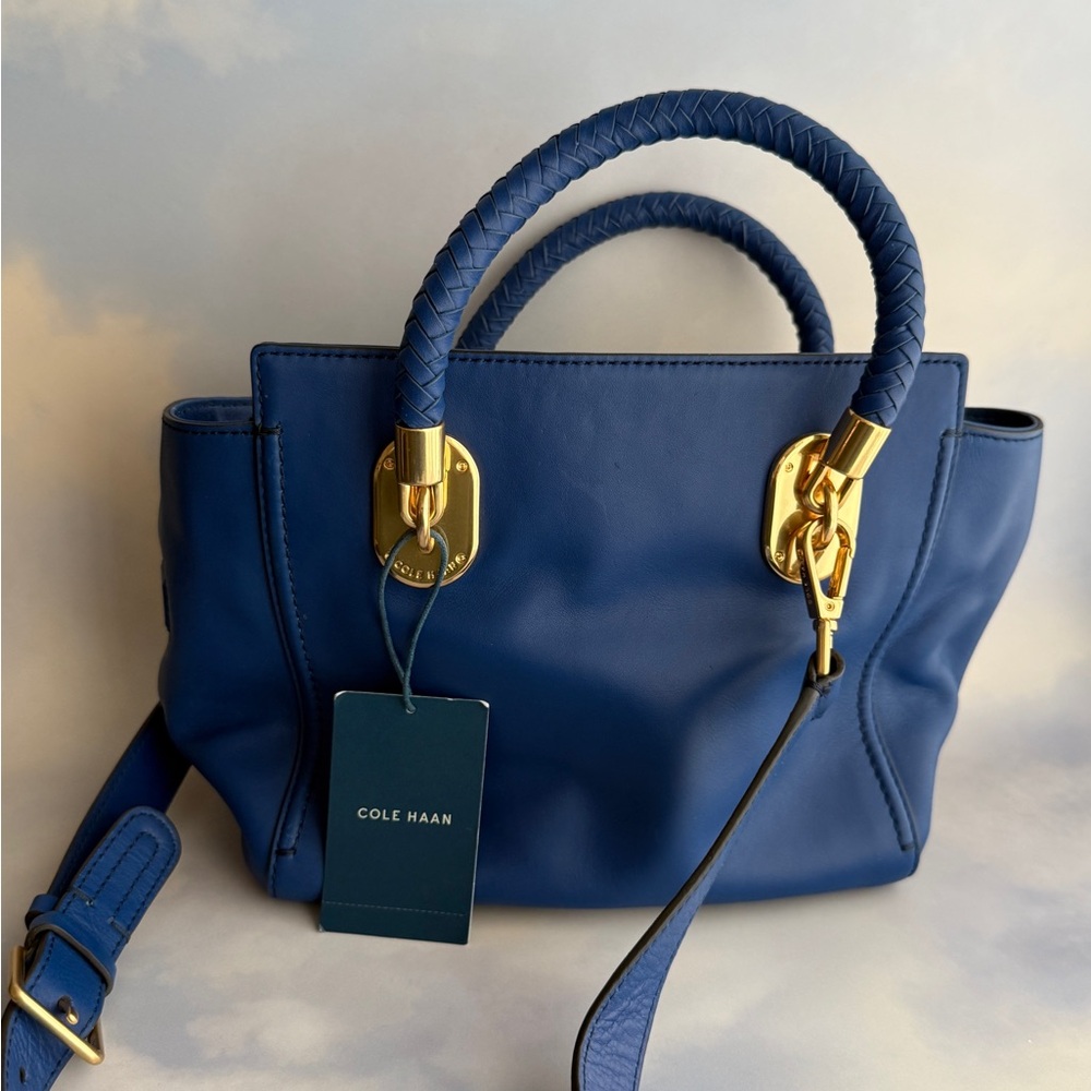 Cole Haan Benson II Small Tote – Cobalt Blue (NWT) - Picture 4 of 4